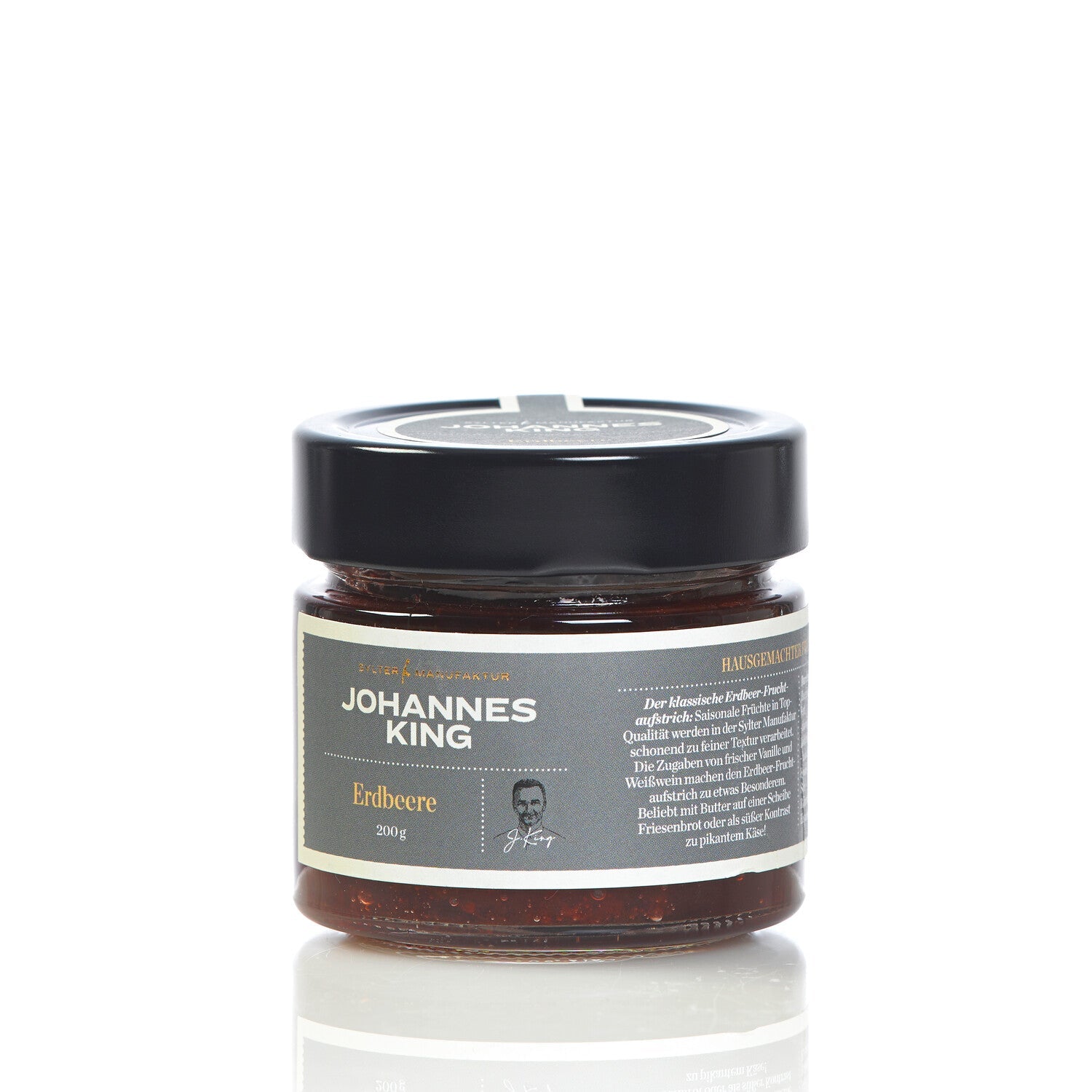 Kings Fruchtaufstrich Erdbeer mit frischer Vanille aus der Sylter ... Kings Fruchtaufstrich Erdbeer mit frischer Vanille aus der Sylter ...