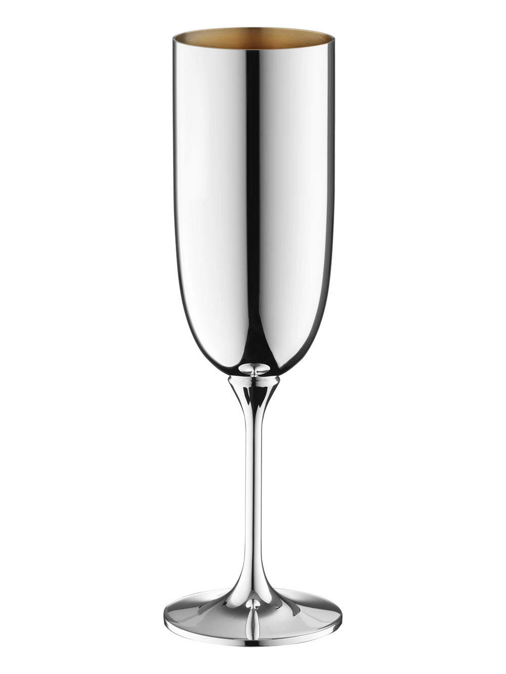 Champagnerkelch Dante von Robbe & Berking aus Silber, innen vergoldet