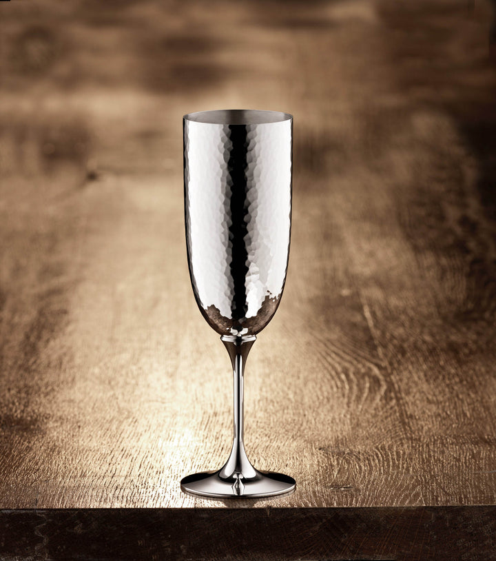 Champagnerkelch aus Silber, Robbe & Berking Martelé