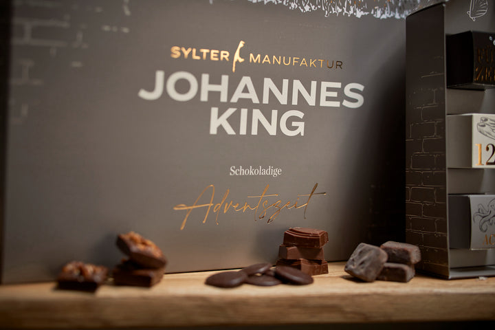 Schokoladen-Adventskalender mit Liebelei Salzkaramell