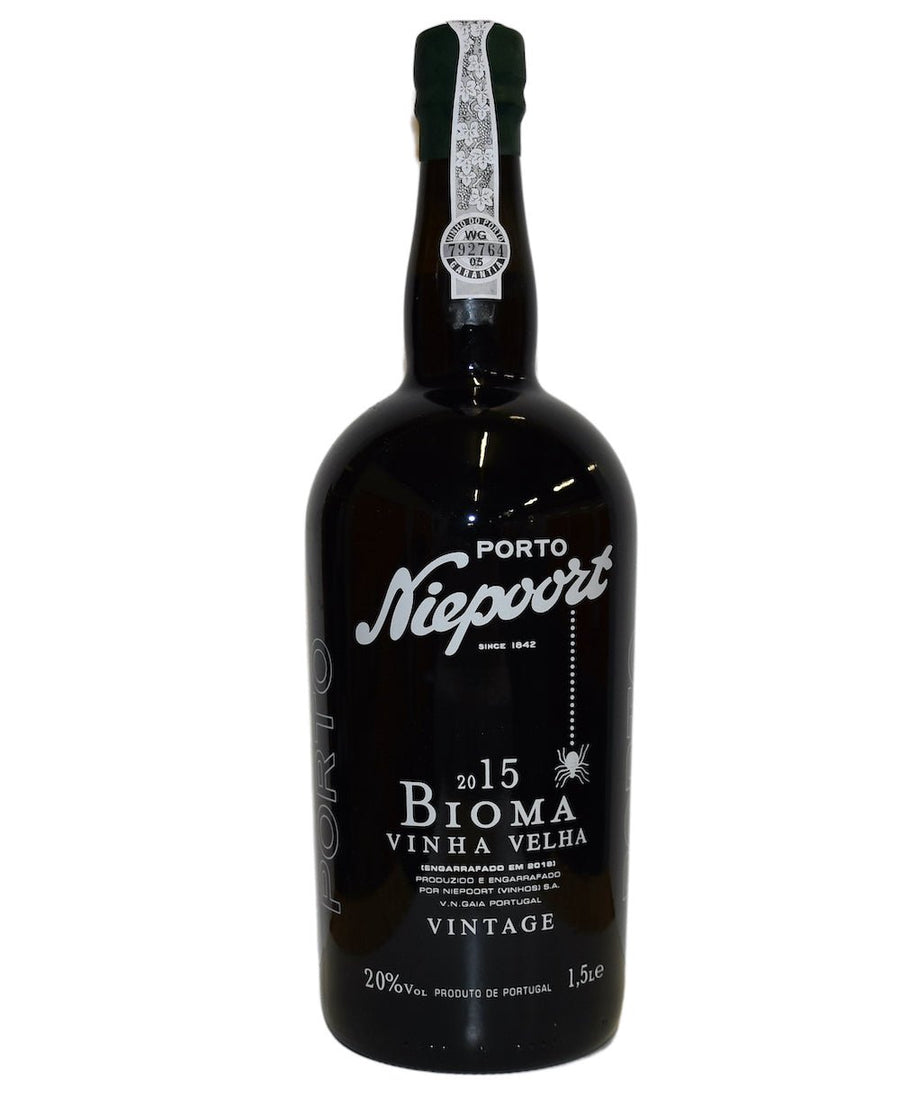 Satz mit ersetztem Produkt: Eine Flasche Niepoort Vintage Bioma Magnum 2015 1,5 l mit 20 % Alkoholgehalt, Produkt aus Portugal.