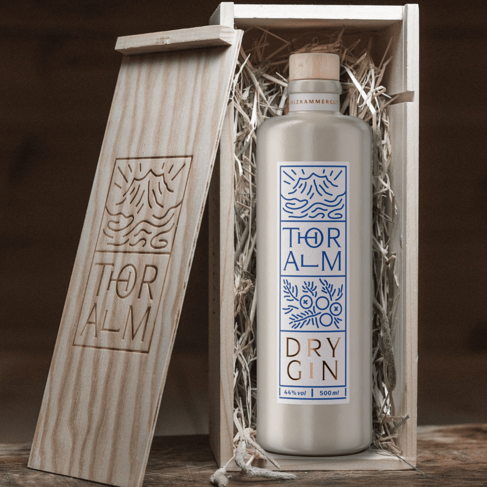 Thoralm Dry Gin 500ml mit Geschenkkiste - Sylter Manufaktur Johannes King